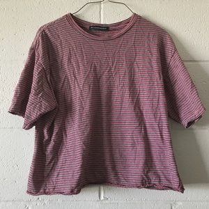 brandy melville striped tee
